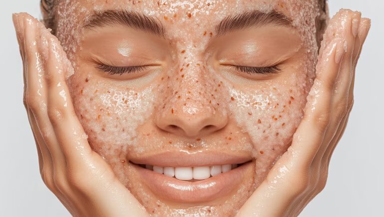 Coffee yoghurt face mask