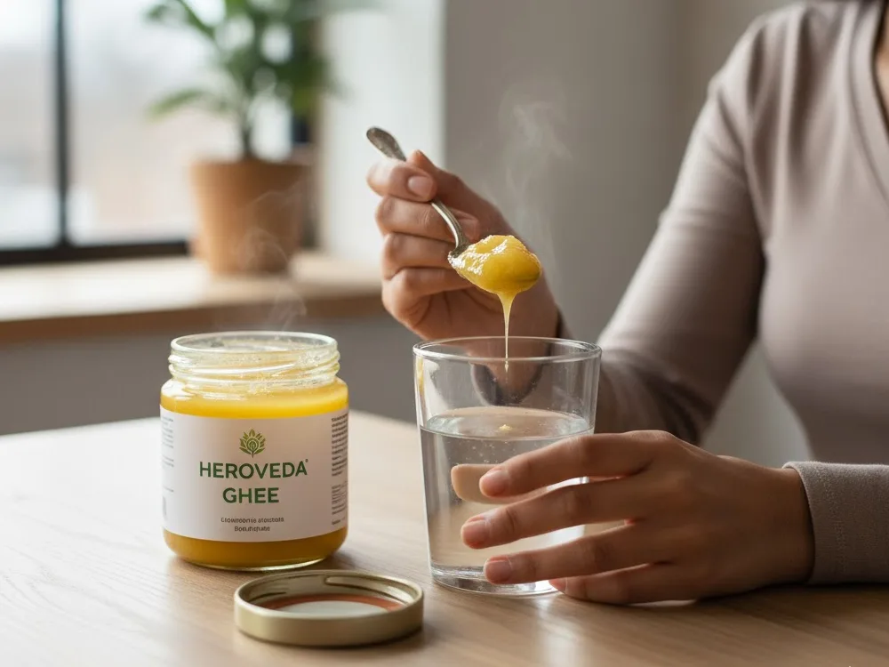 ghee with warm water