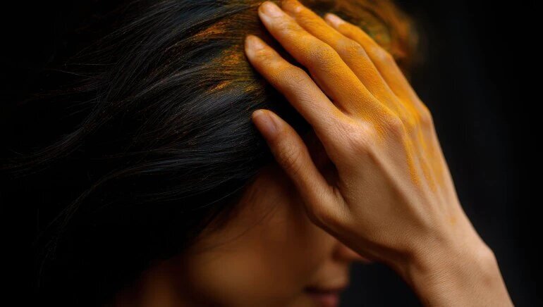 Turmeric for hair