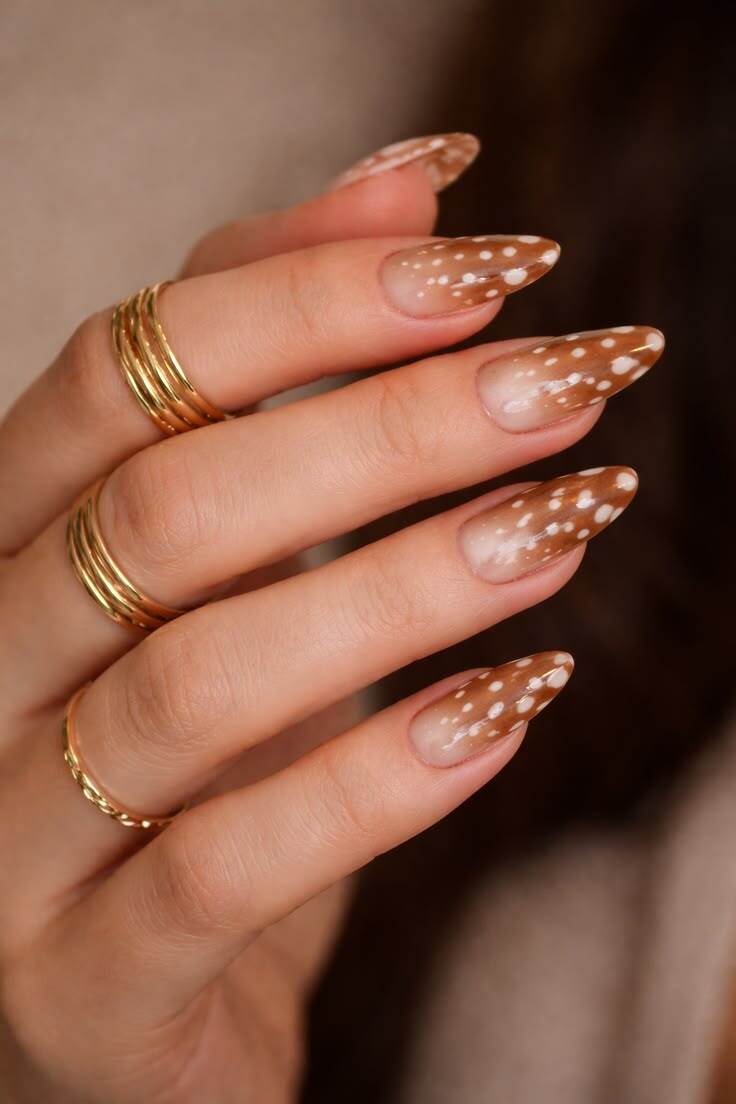 Deer Print Nails 10
