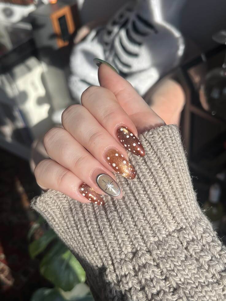 Deer Print Nails 12