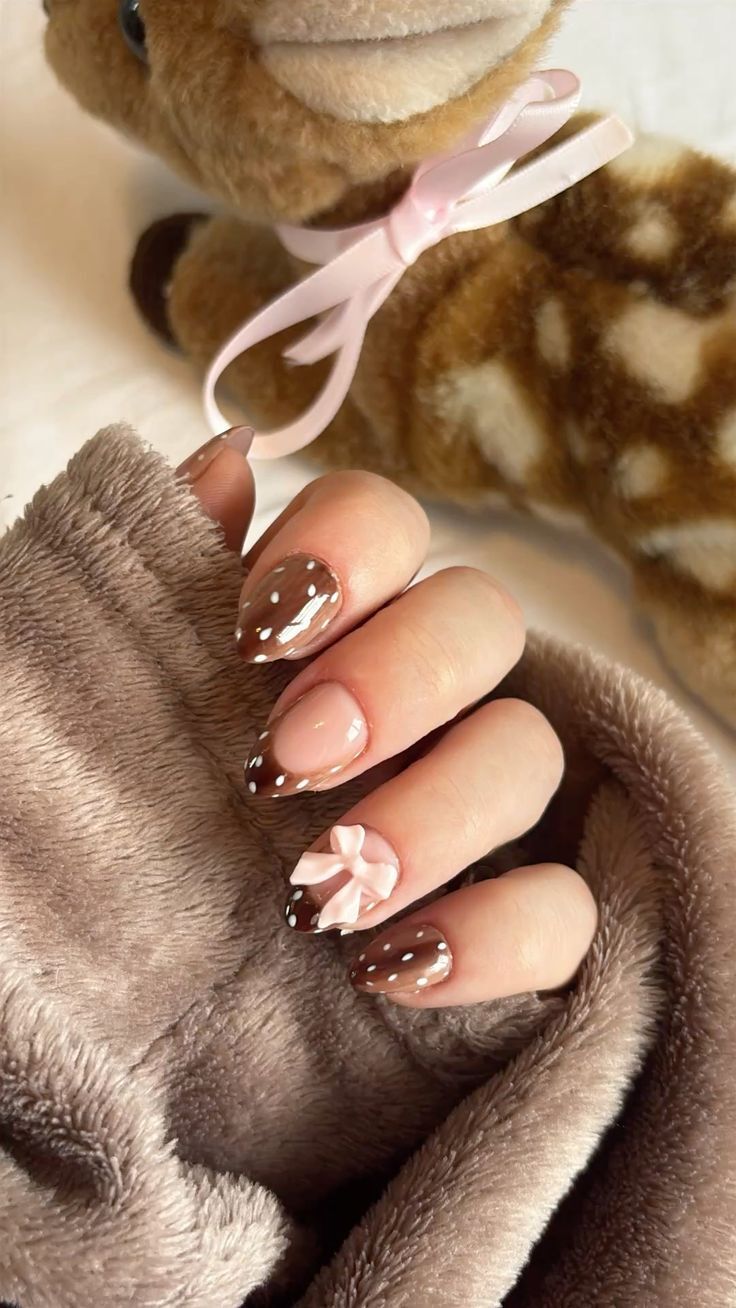 Deer Print Nails 23
