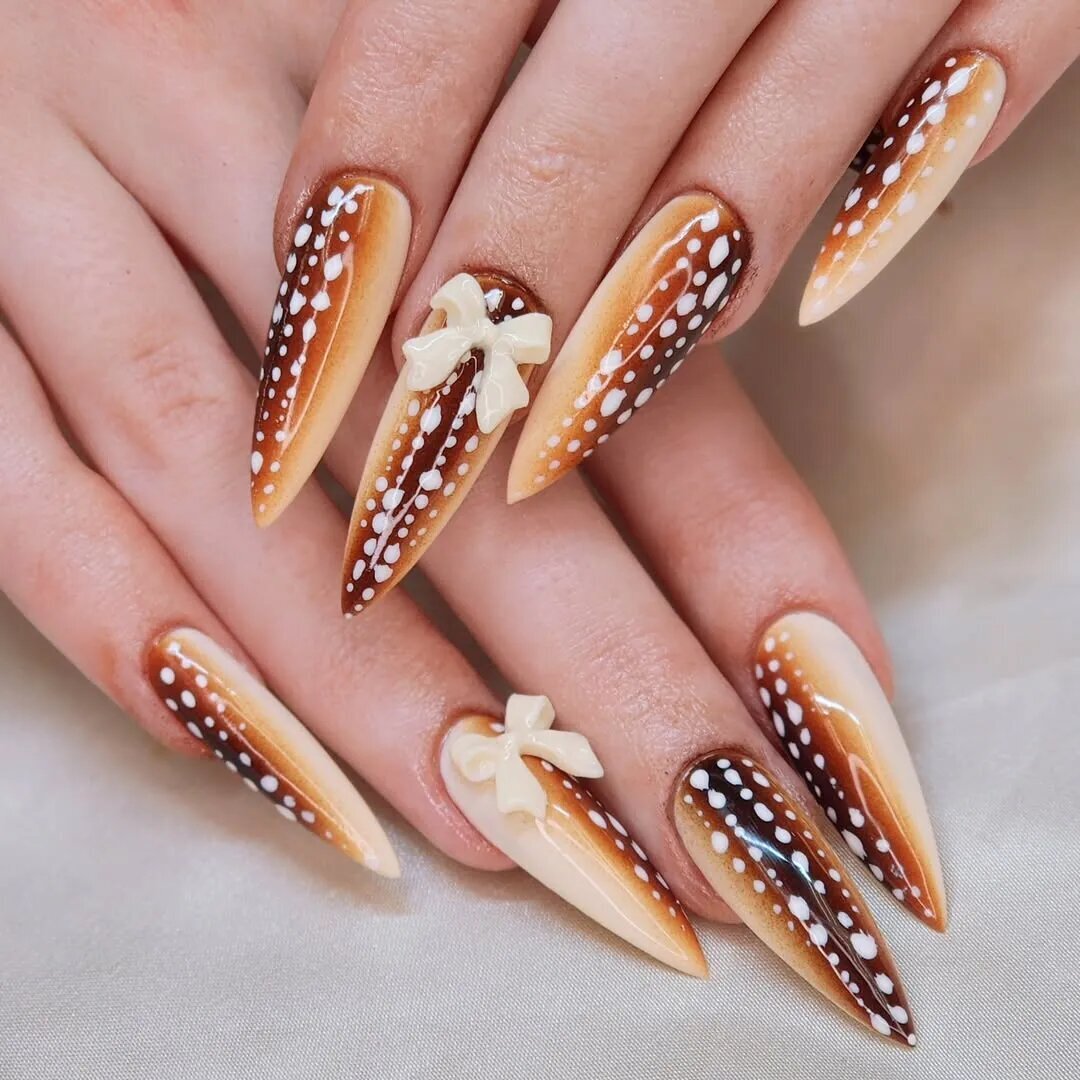 Deer Print Nails 3