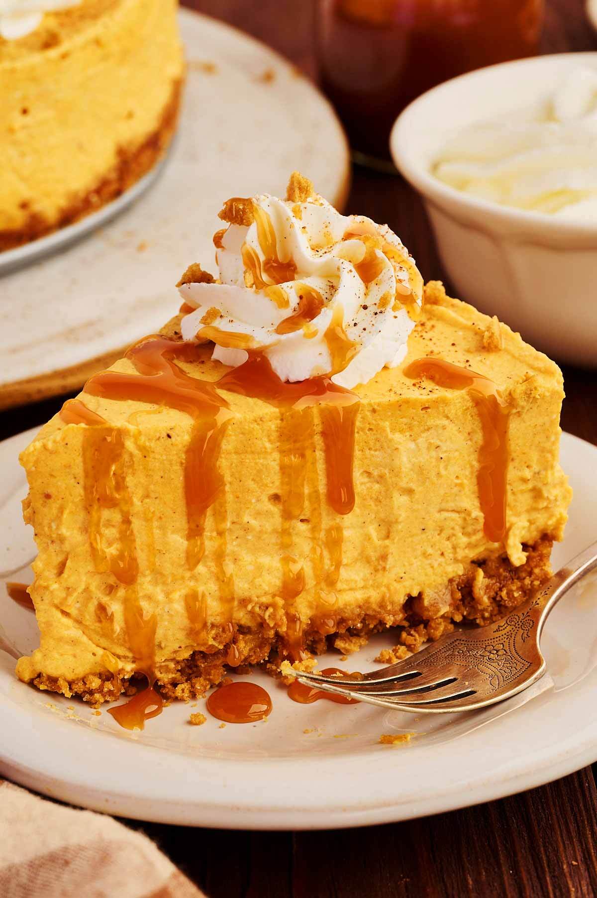 No Bake Pumpkin Cheesecake20